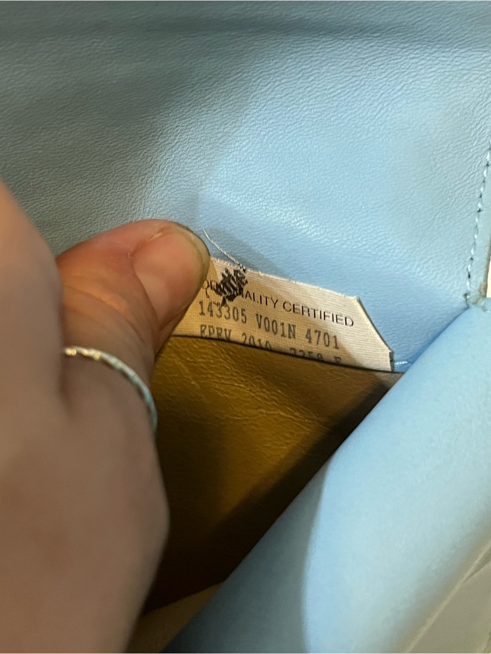 Bottega Veneta Nappa Intrecciato Wallet Powder Blue 🇮🇹 - Picture 11 of 12